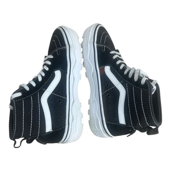 Vans Sentry Sk8-Hi Wafflecup Suede Women Size 6.5 Skate Shoes Black ULTRA CUSH - Picture 4 of 12